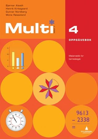 Multi 4, 2. utgåve - Oppgåvebok : matematikk for barnesteget