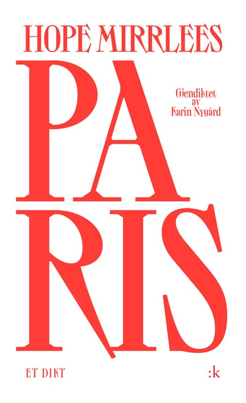 Paris - et dikt