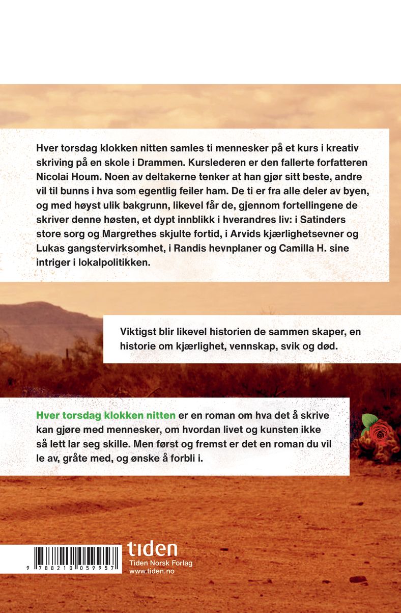 Hver torsdag klokken nitten