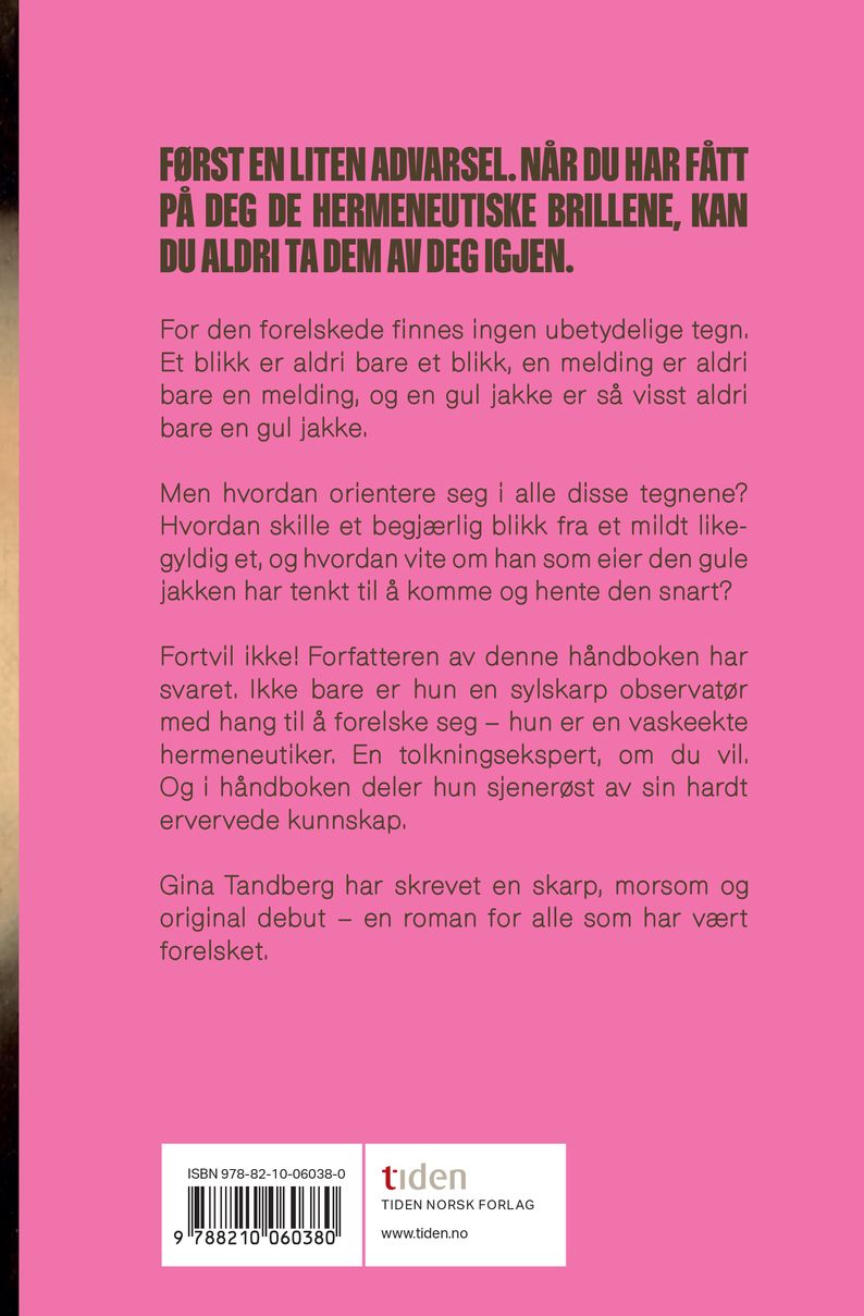 Hermeneutikerens håndbok til kjærligheten