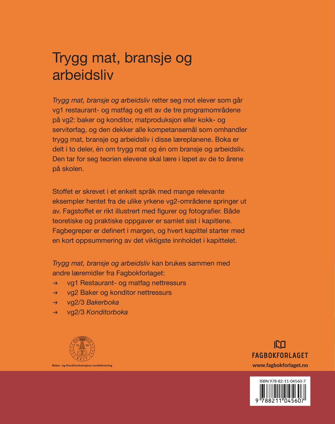 Trygg mat, bransje og arbeidsliv