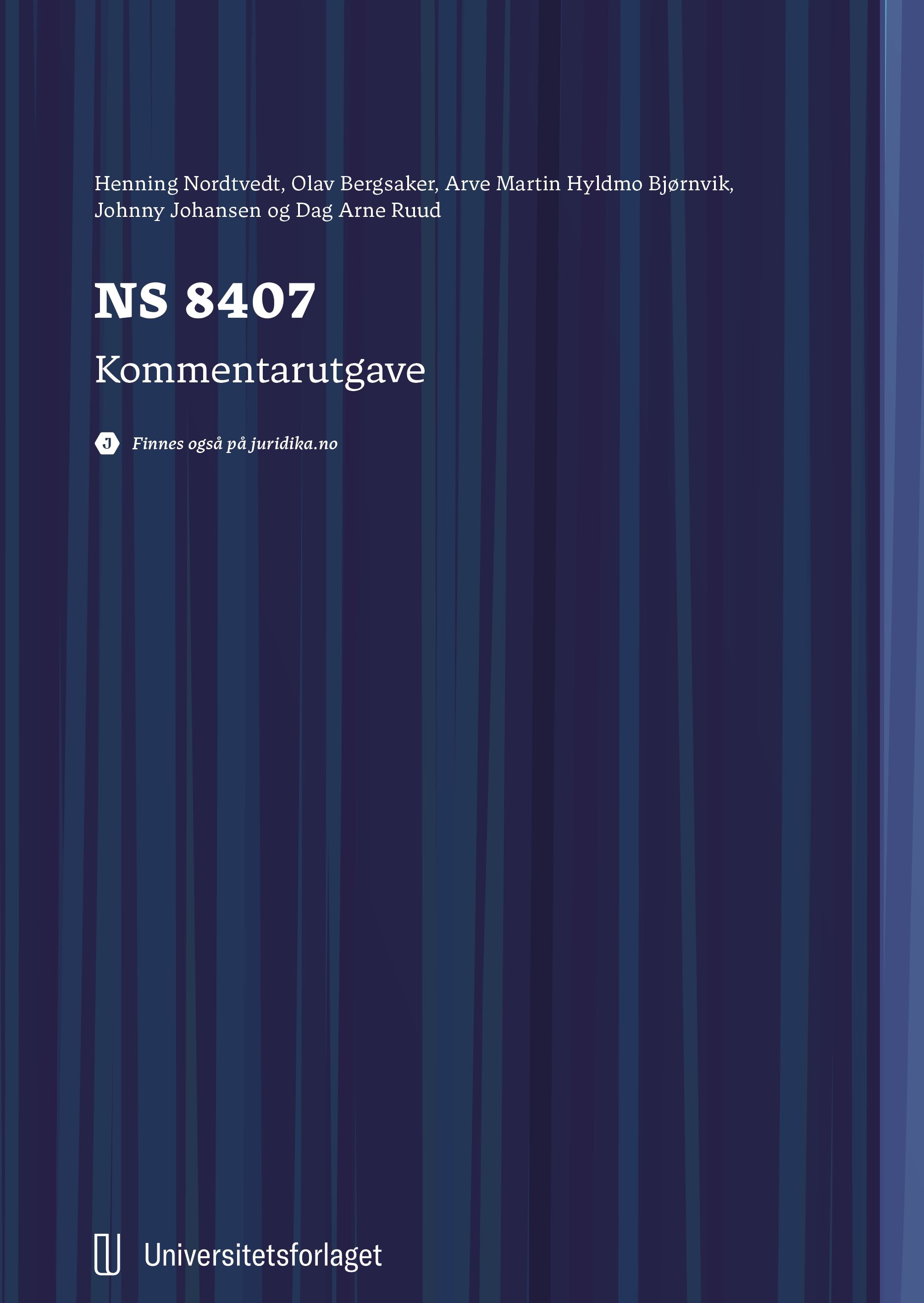 NS 8407 - alminnelige kontraktsbestemmelser  for totalentrepriser : kommentarutgave