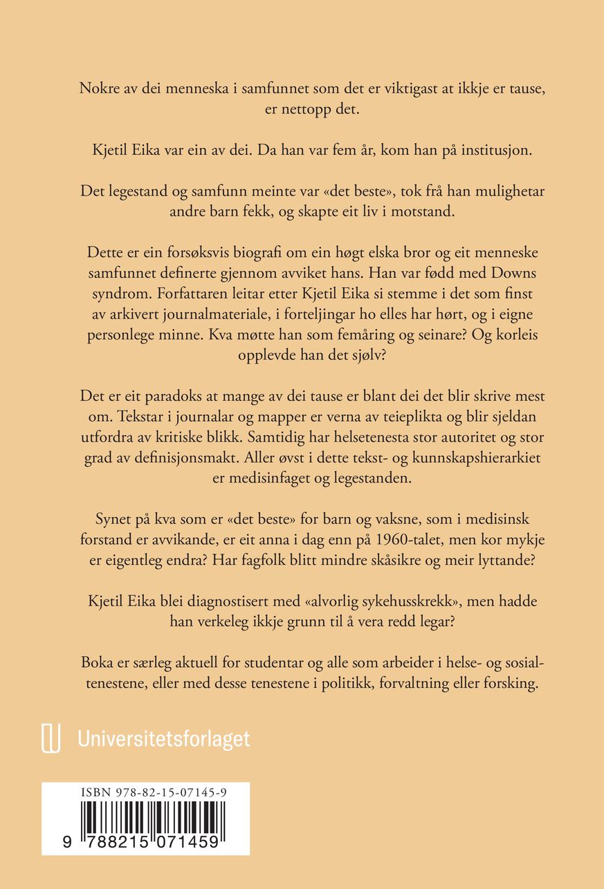 Ei forteljing om det ufortalde
