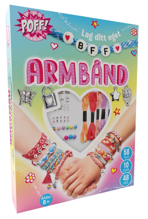 Lagditt eget armbånd. Bok og lekesett - bok- og lekesett