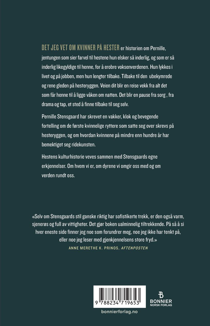 Det jeg vet om kvinner på hester