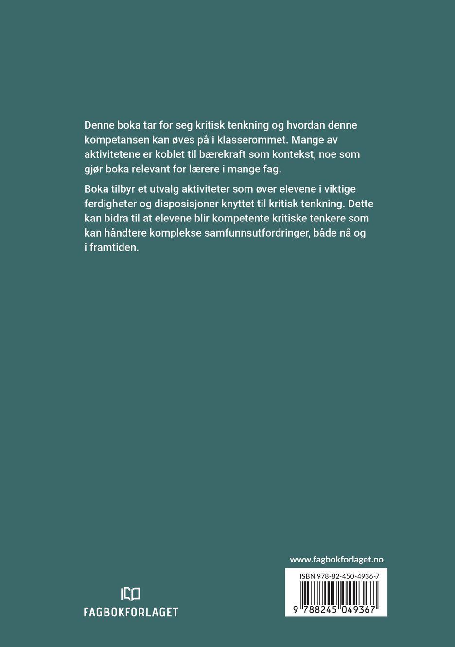 Kritisk tenkning og elevengasjement