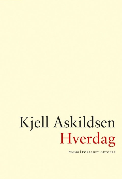 Hverdag - roman