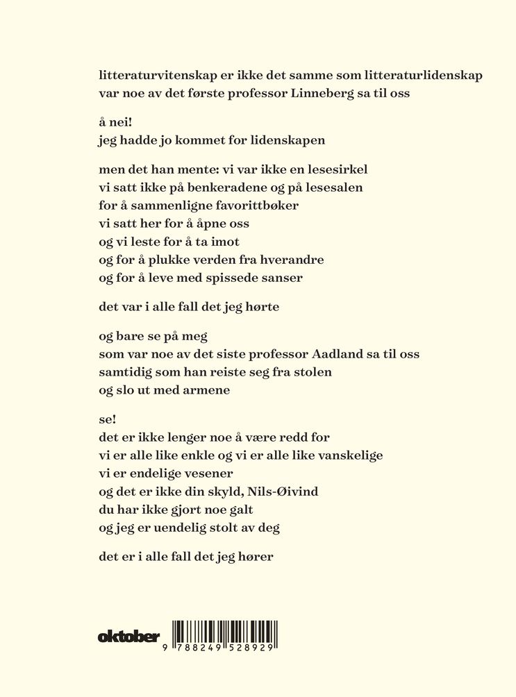 Litteraturvitenskap på nittitallet