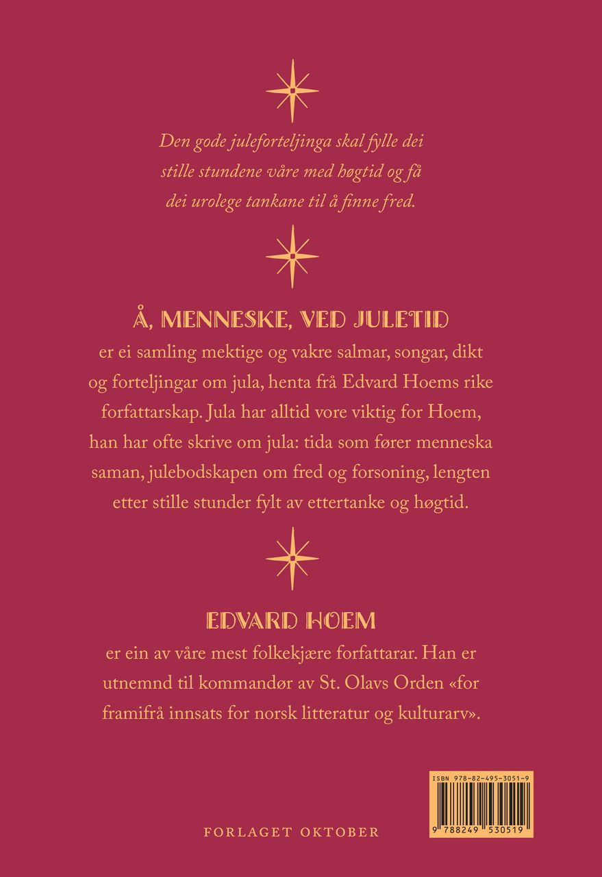 Å, menneske, ved juletid