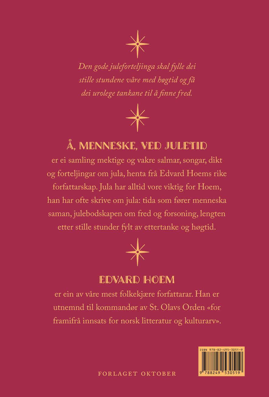 Å, menneske, ved juletid