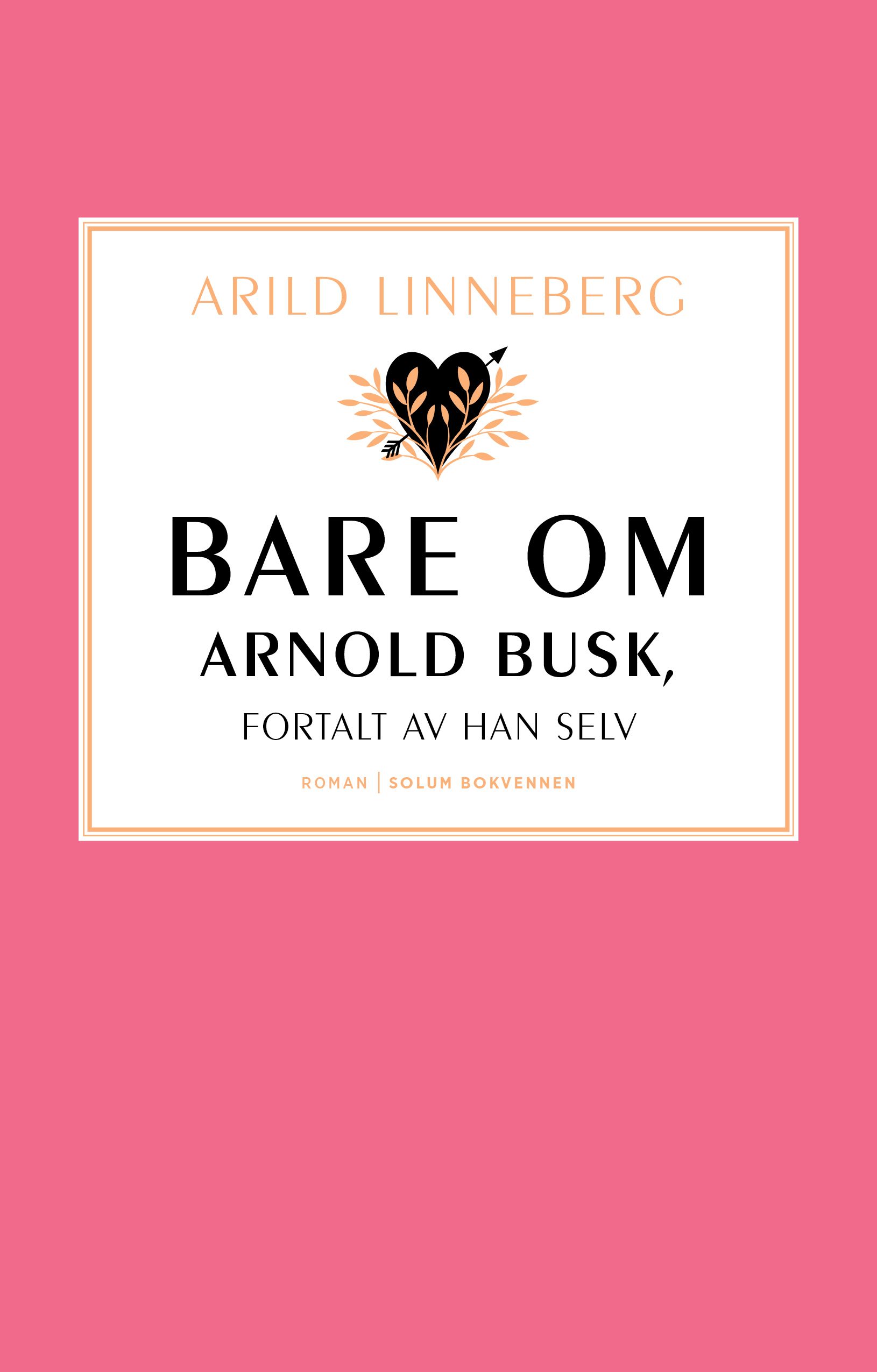 Bare om Arnold Busk, fortalt av han selv - roman