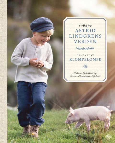 Strikk fra Astrid Lindgrens verden - designet av Klompelompe