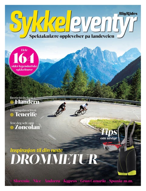 Sykkeleventyr - spektakulære opplevelser på landeveien