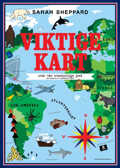 Viktige kart over vår eventyrlige jord - med massevis av spennende fakta