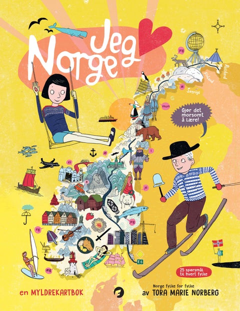 Jeg elsker Norge - en myldrekartbok