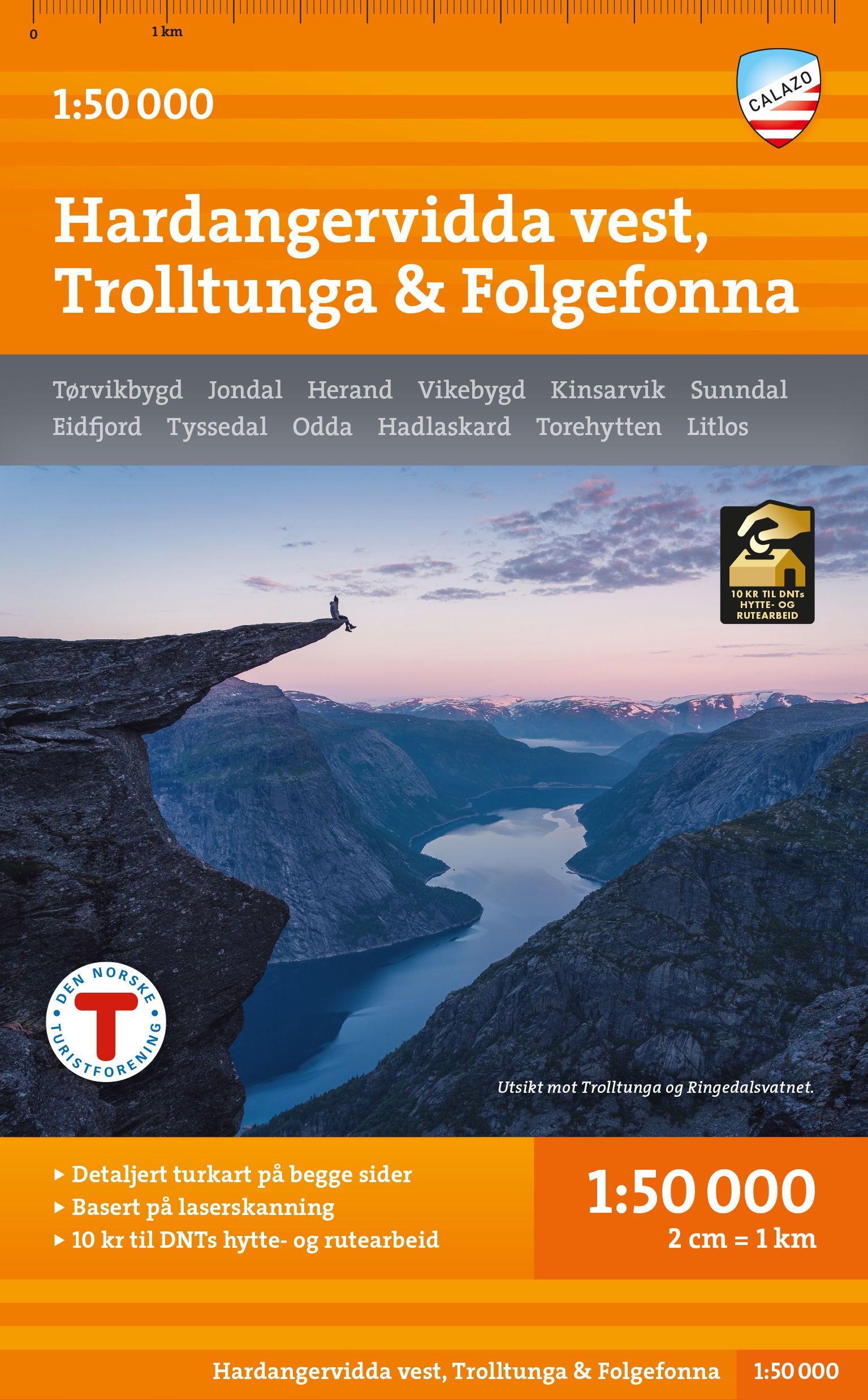 Hardangervidda vest, Trolltunga & Folgefonna