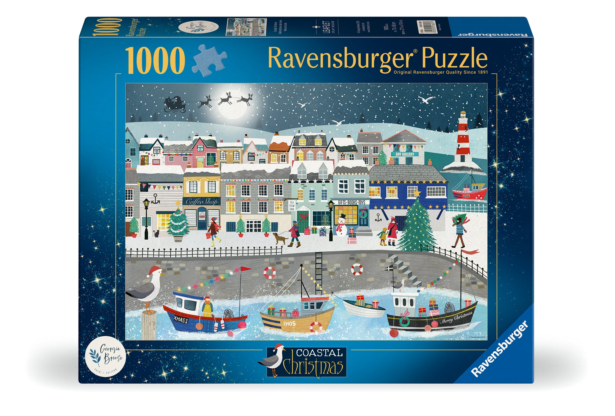 Puslespill 1000 Jul Ved Kysten Ravensburger