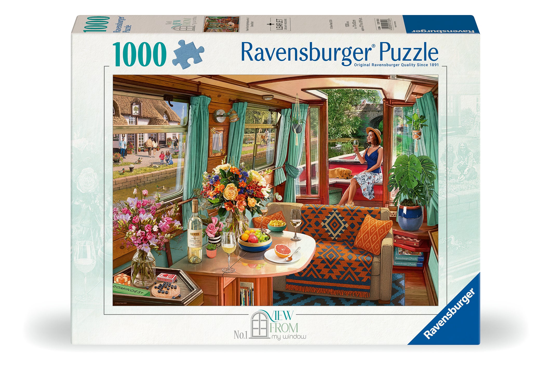 Puslespill 1000 Utsikt Kanal Ravensburger
