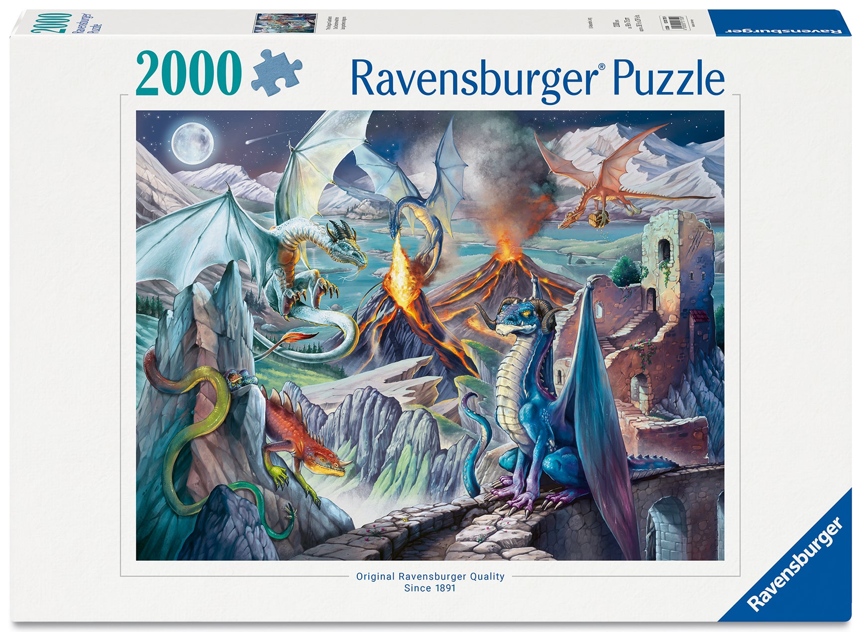 Puslespill 2000 Dragevokter Ravensburger