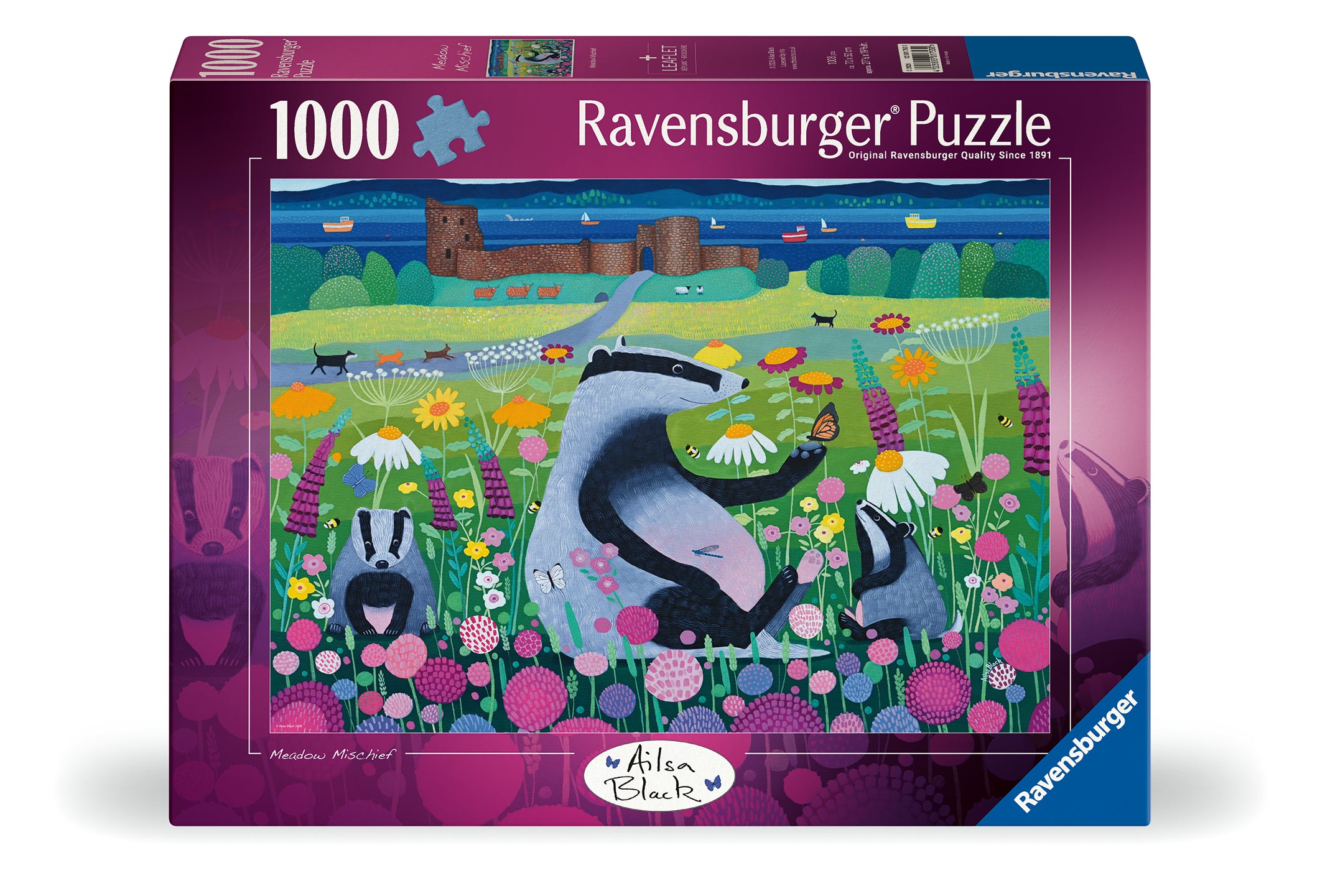 Puslespill 1000 Ugagn på Engen Ravensburger