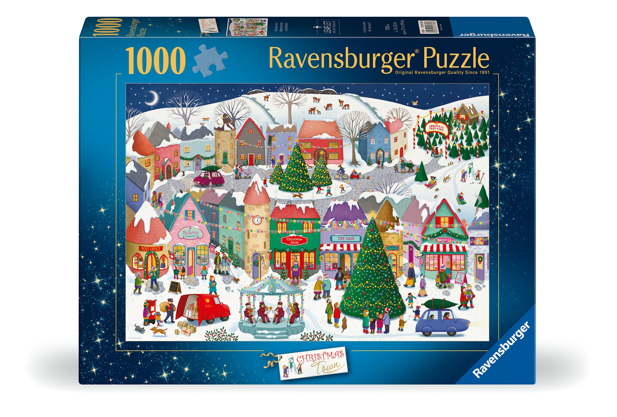 Puslespill 1000 Julebyen Ravensburger