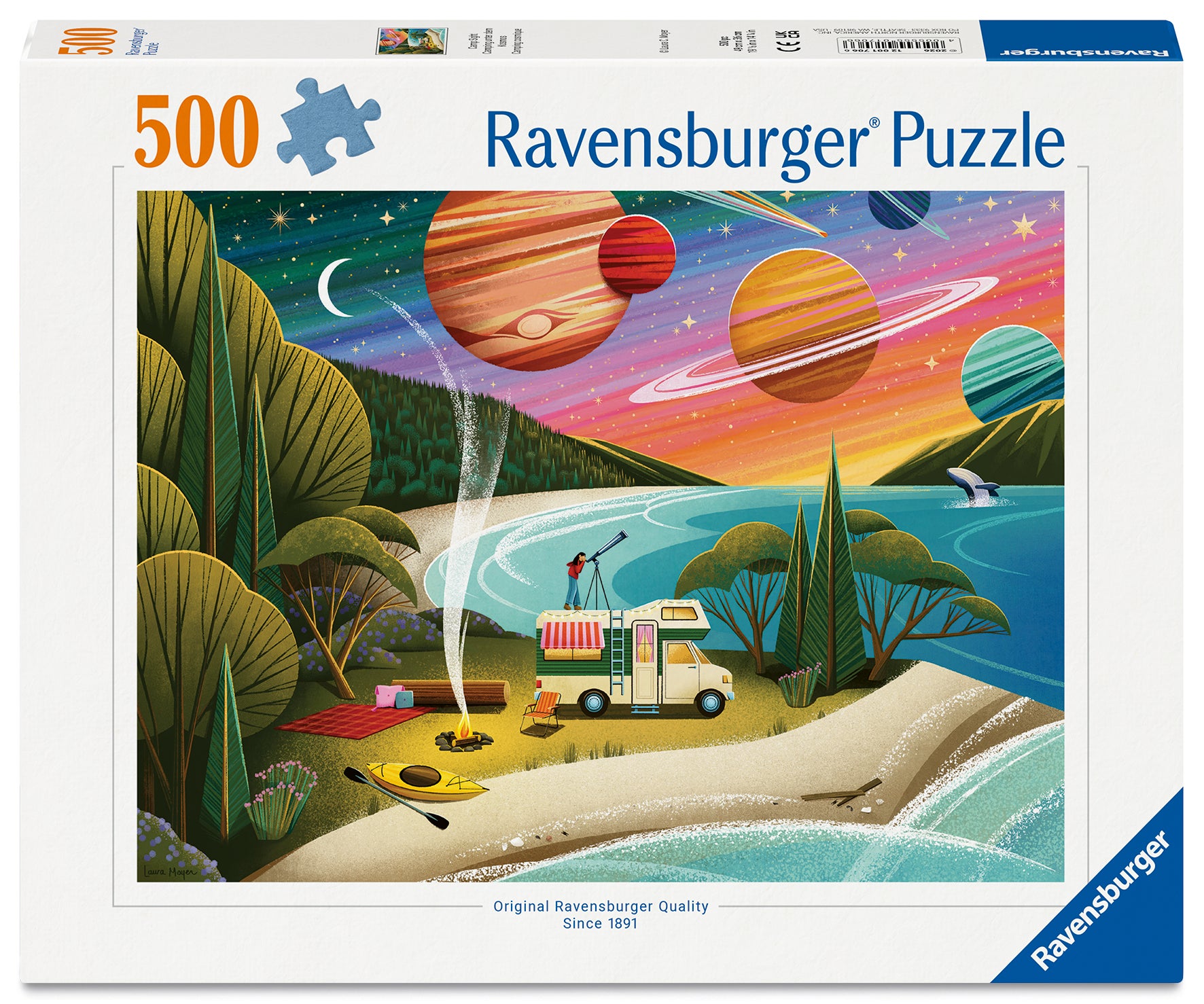 Puslespill 500 Camp Sight Ravensburger