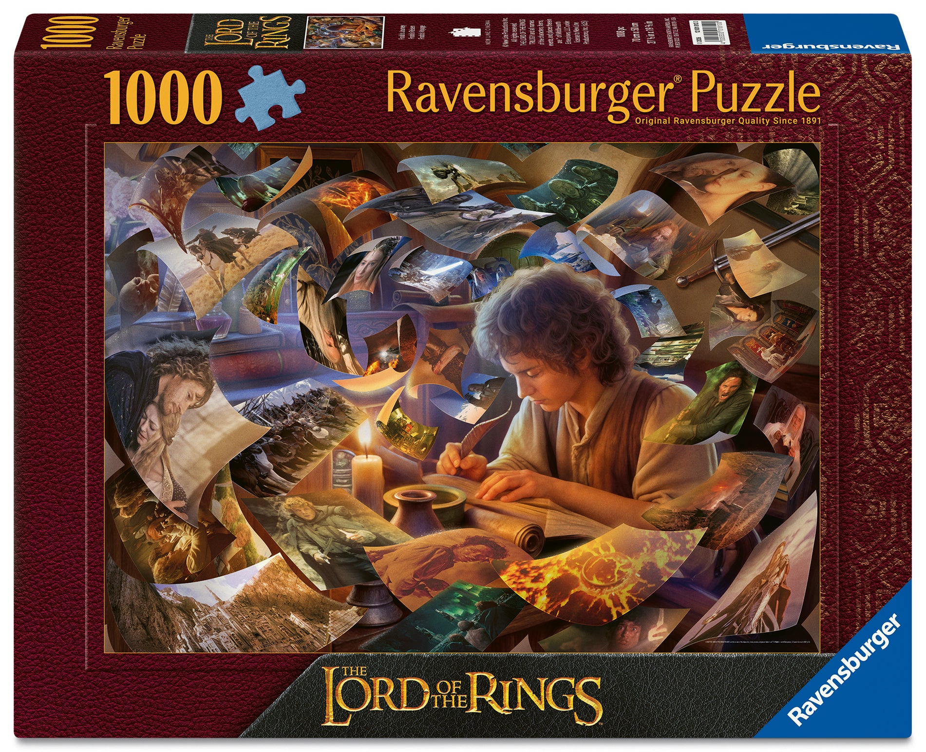 Puslespill 1000 Frodos Reise Ravensburger