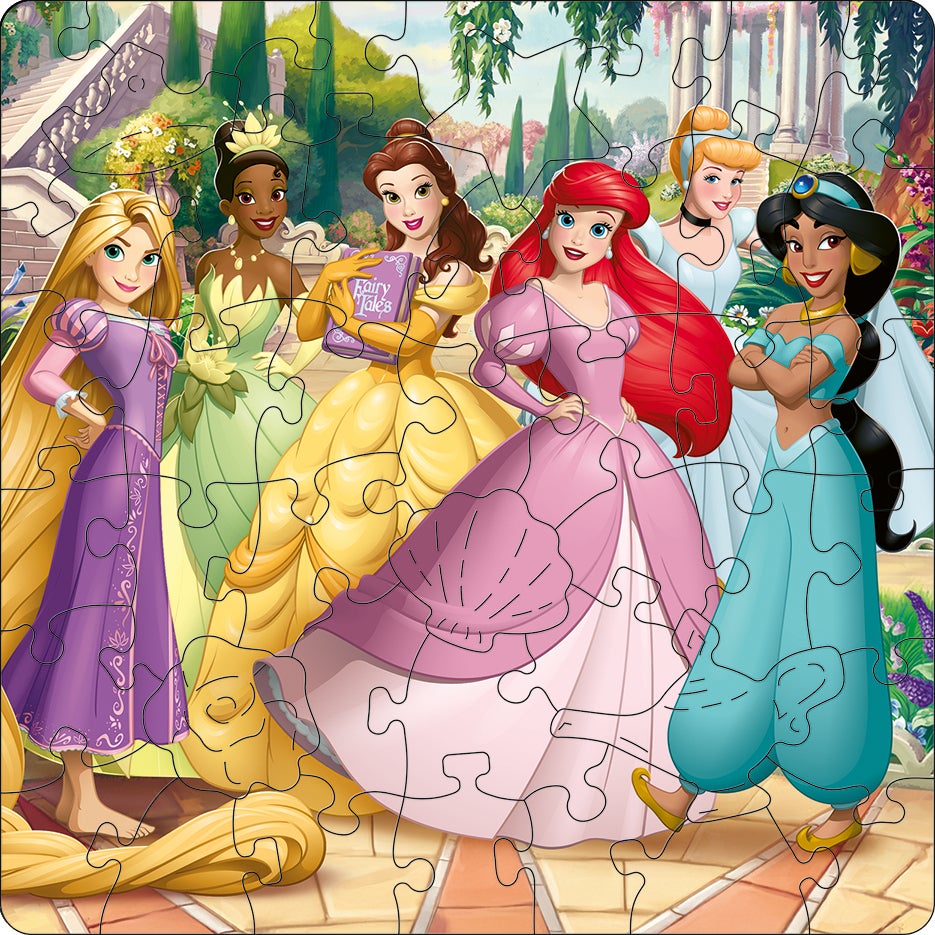 Puslespill 44 Wooden Prinsesser Ravensburger