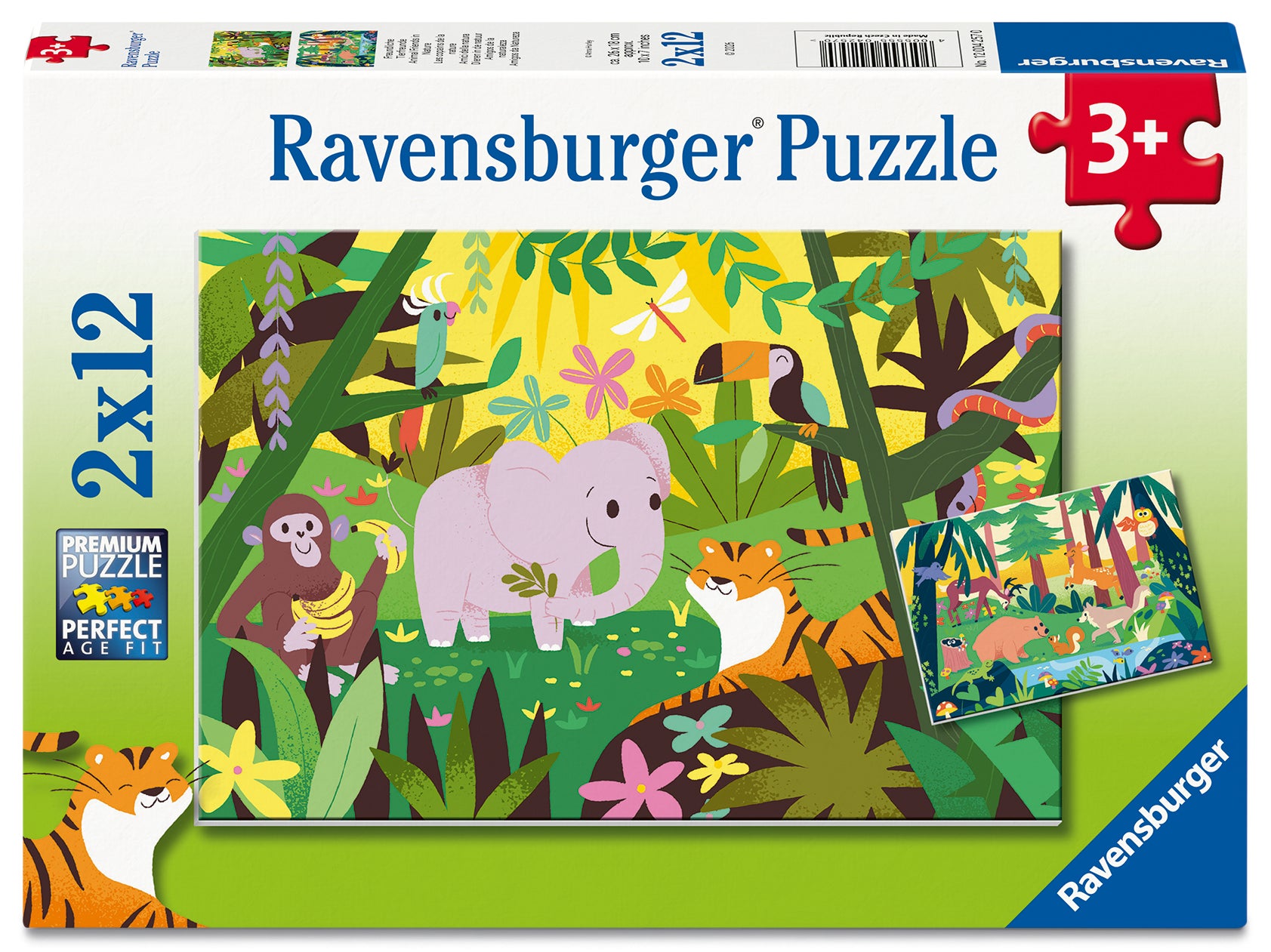 Puslespill 2x12 Oppdagelsesreise Ravensburger