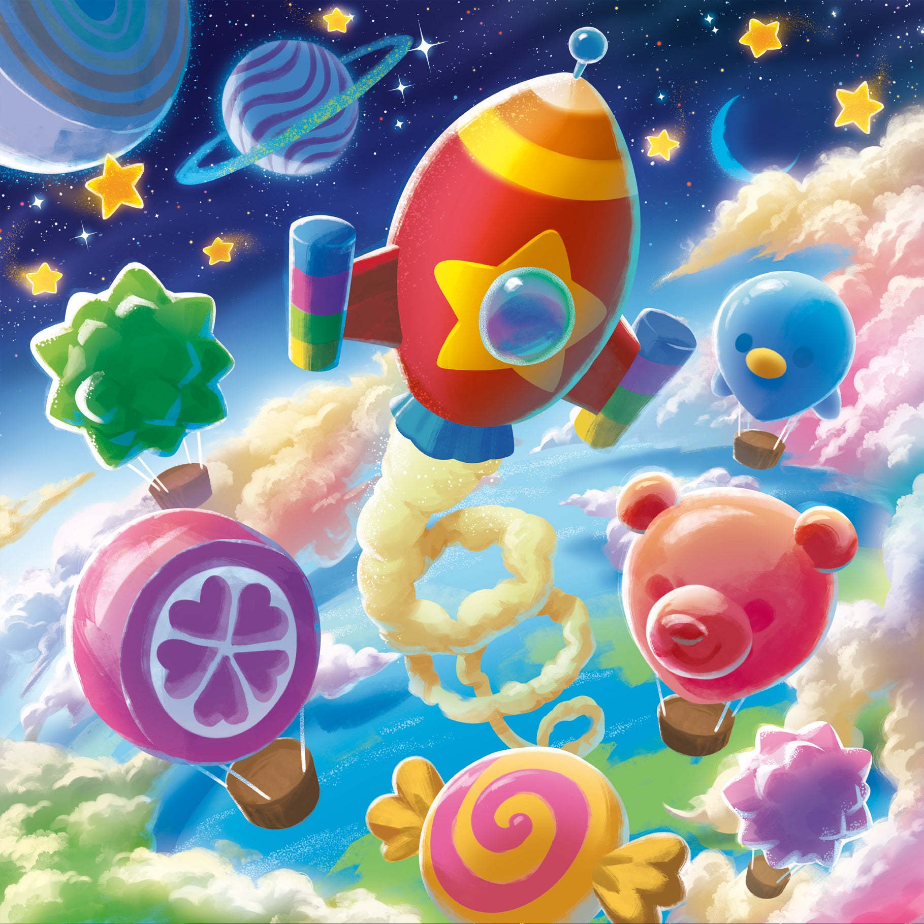 Puslespill 3x49 Godteri Verden Ravensburger