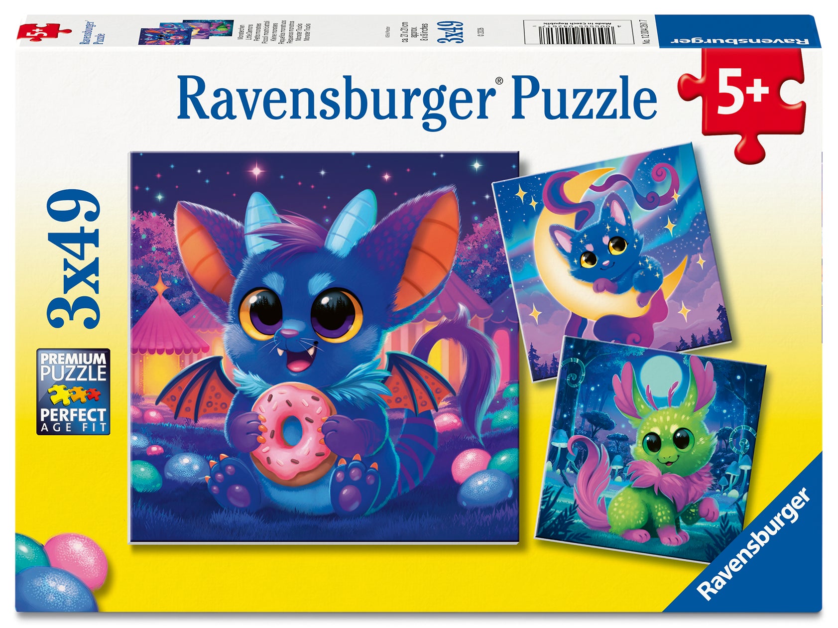 Puslespill 3x49 Små Demoner Ravensburger