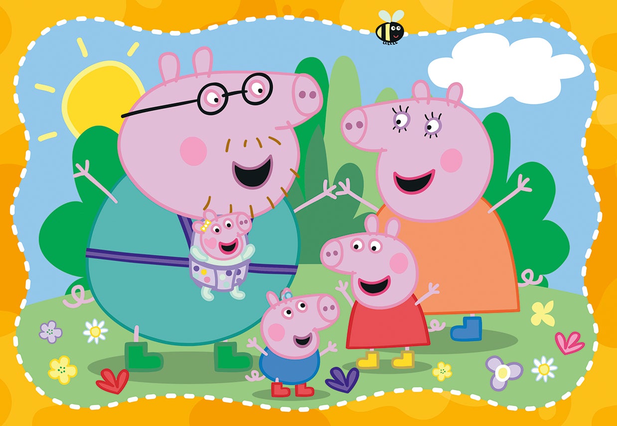 Puslespill 2x12 Peppa Gris Ravensburger