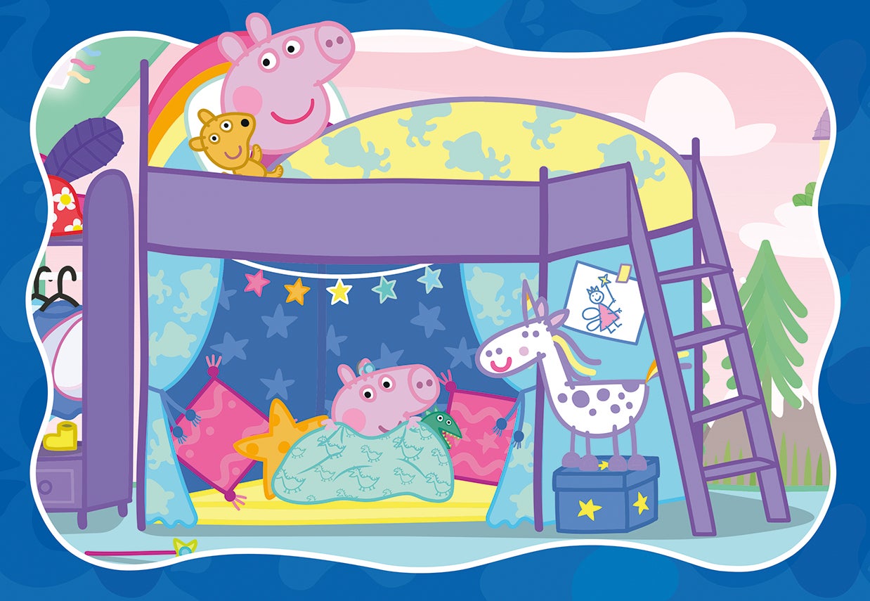 Puslespill 2x24 Peppa Gris Ravensburger