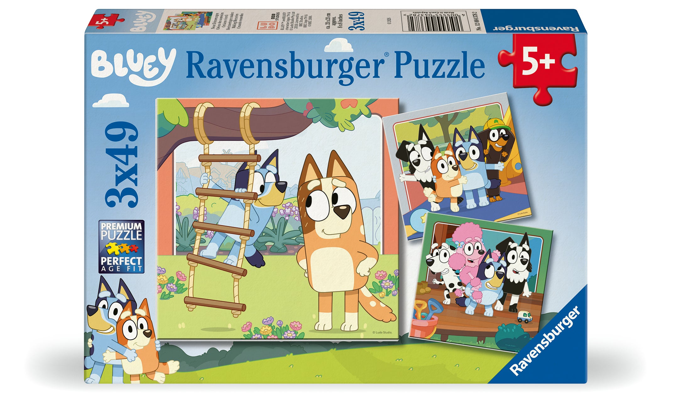 Puslespill 3x49 Bluey Ravensburger