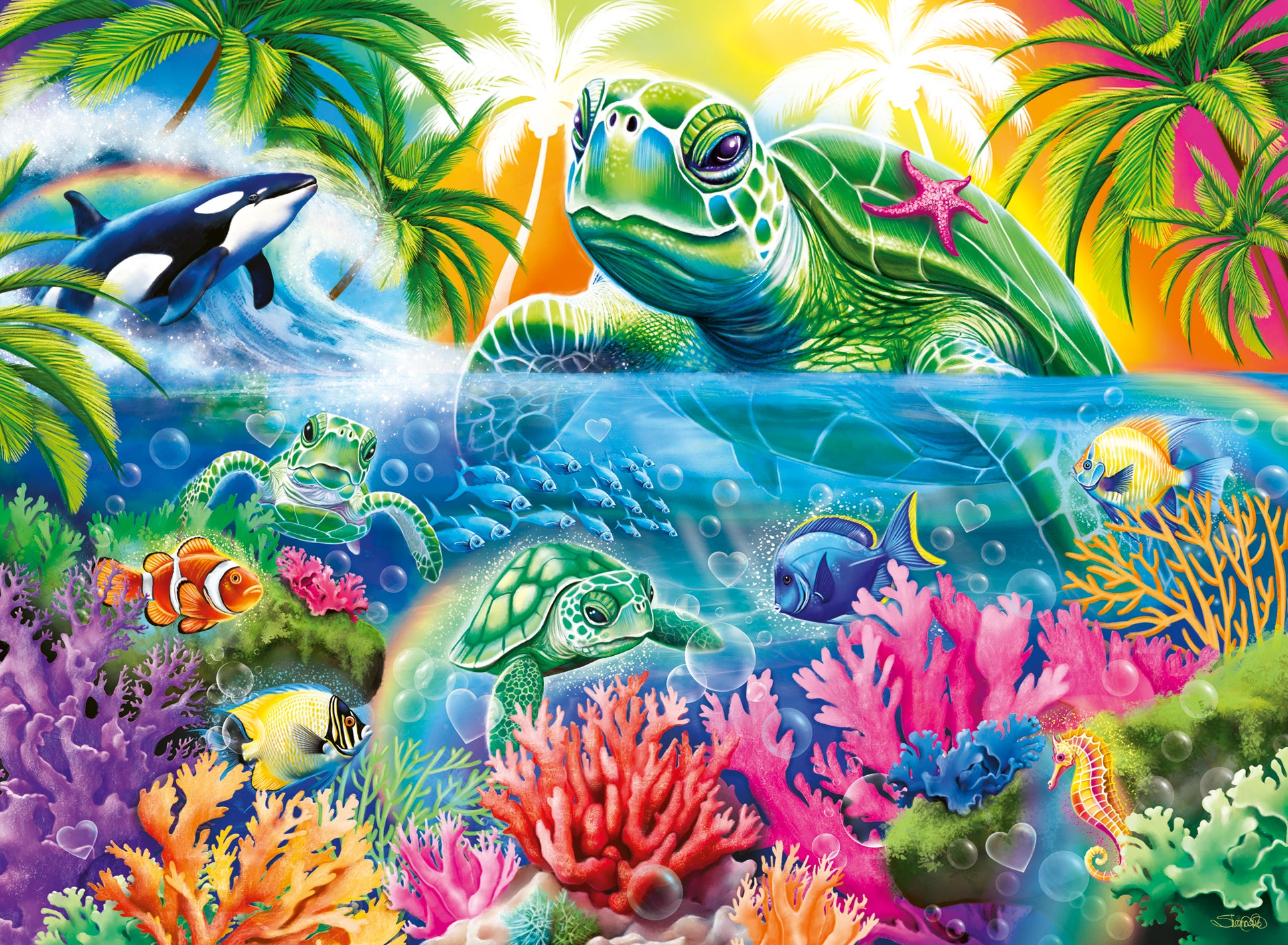 Puslespill 300 Havets Skatter Ravensburger