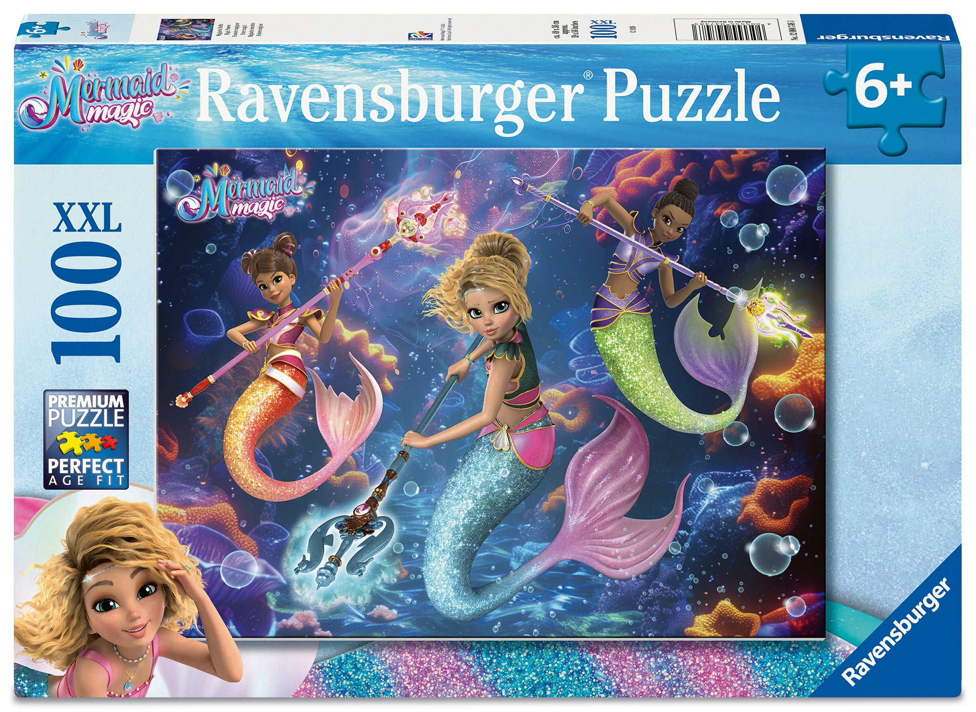 Puslespill 100 Havfruemagi XXL Ravensburger