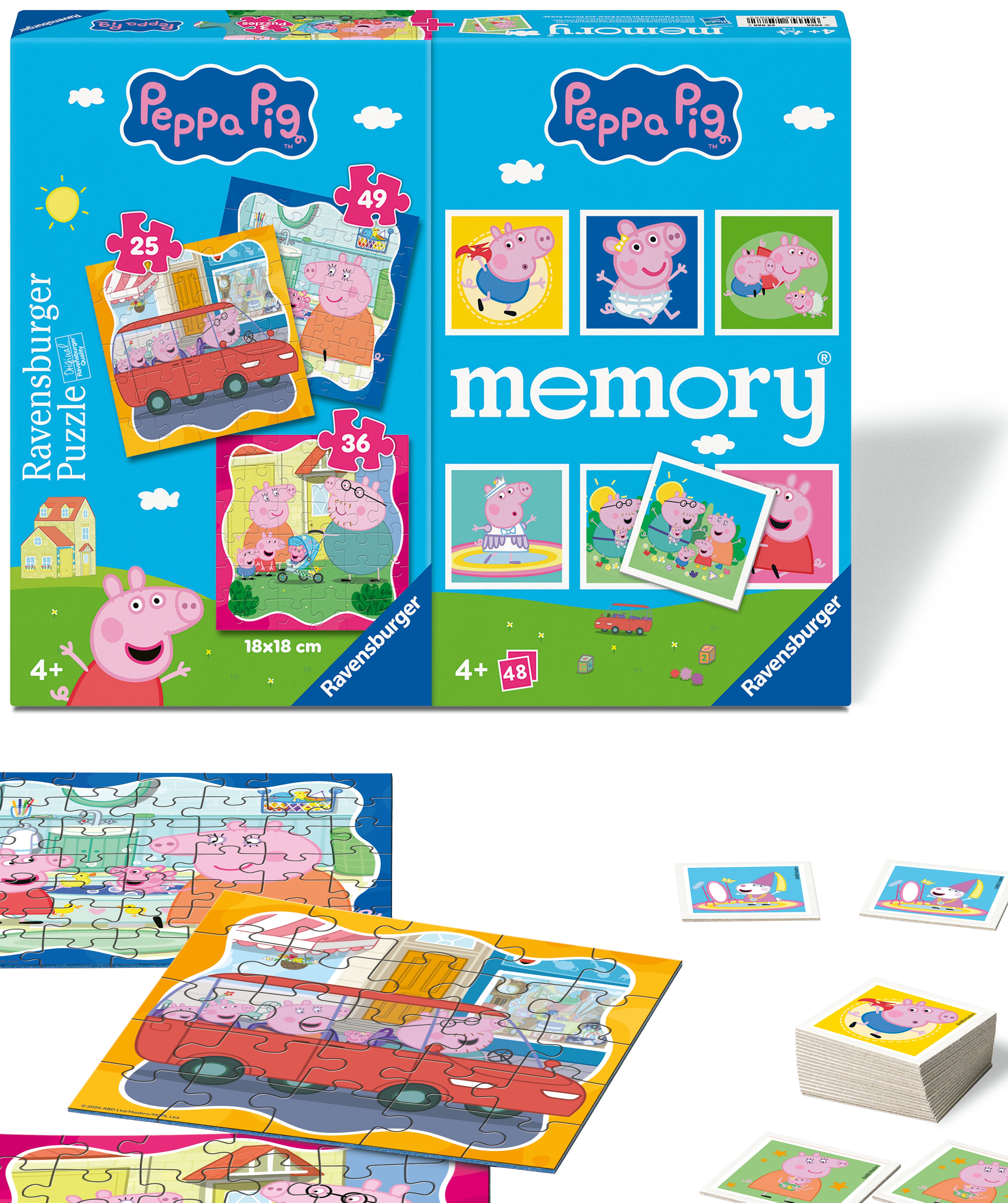 Spill Peppa Pig Puzzle Memory