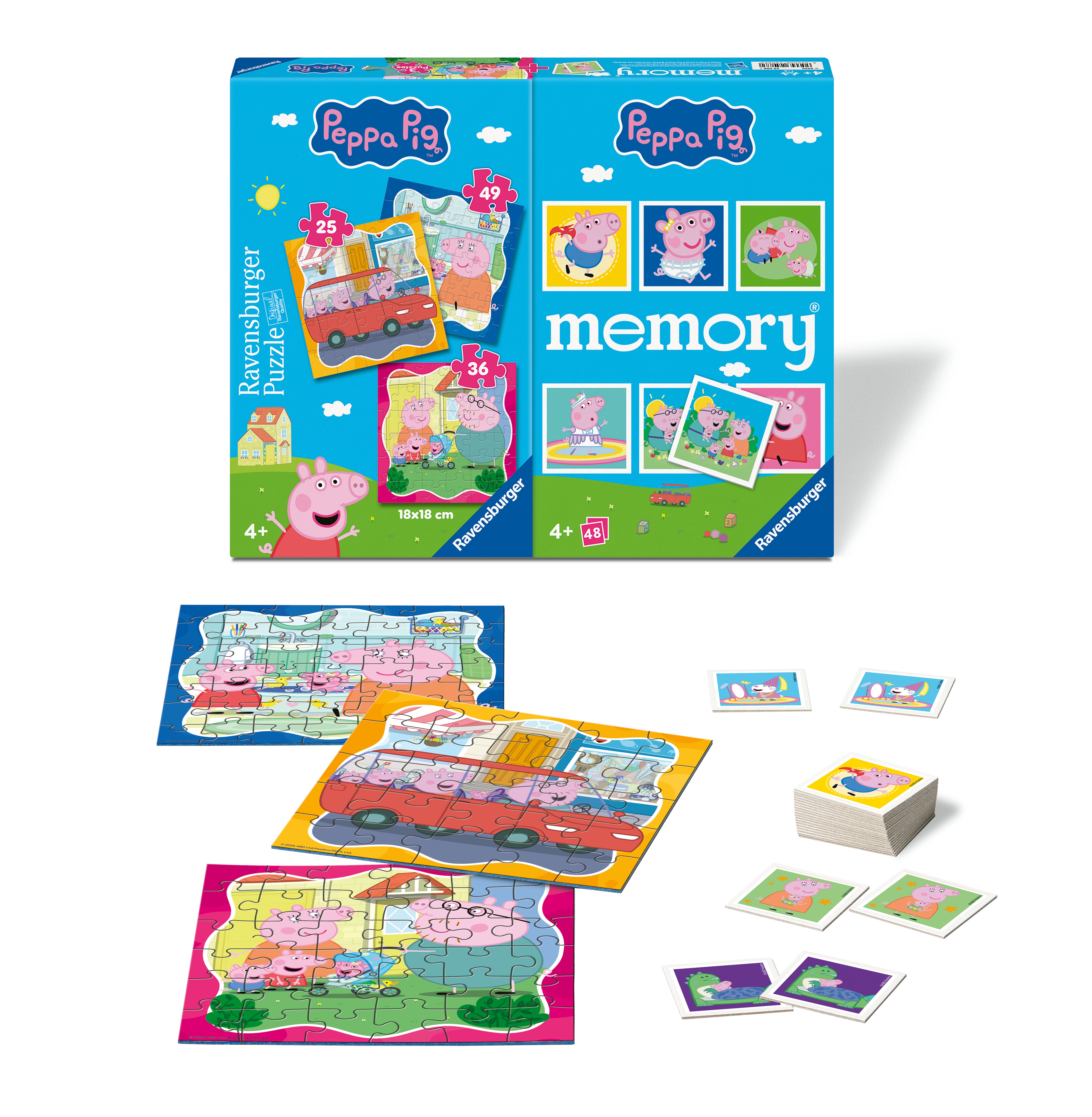 Spill Peppa Pig Puzzle Memory