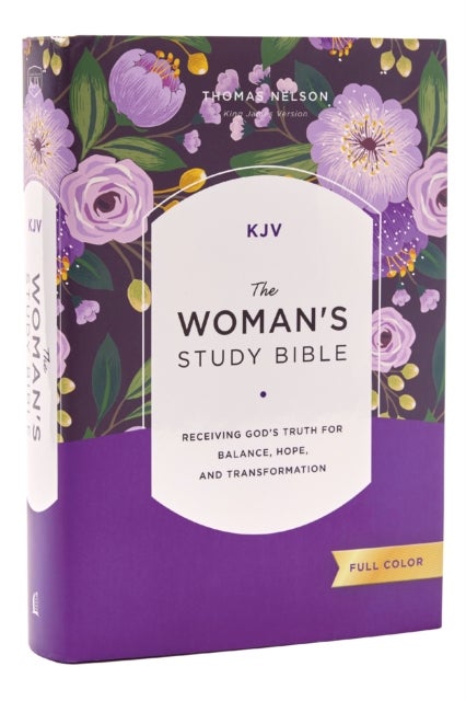 KJV, The Woman's Study Bible, Hardcover, Red Letter, Full-Color Edition, Comfort Print - Receiving God's Truth for Balance, Hope, and Transformation – Perfect Gift for Mother's Day