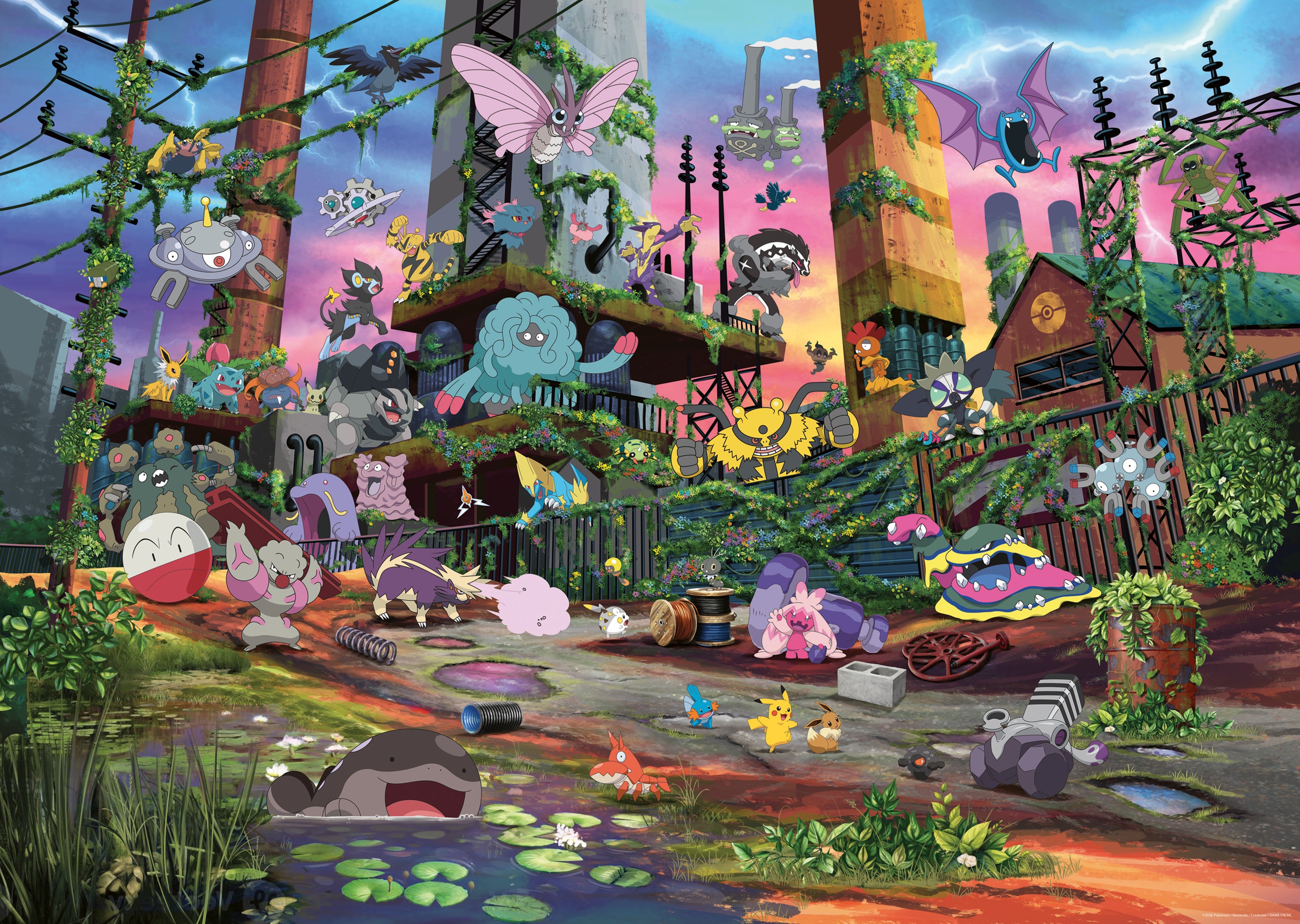 Puslespill 1000 Pokemon Break 2 Ravensburger