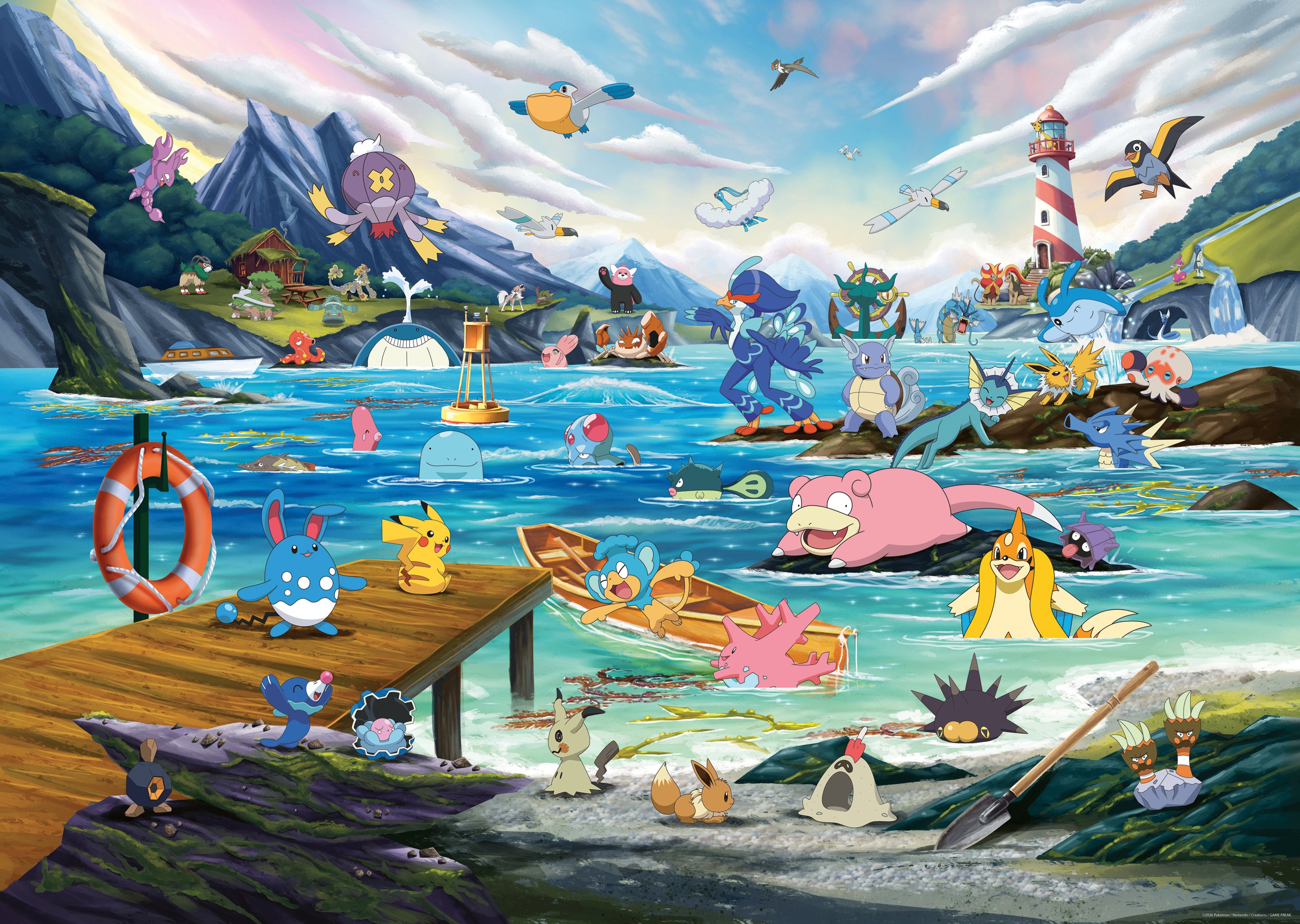Puslespill 1000 Pokemon Break 3 Ravensburger