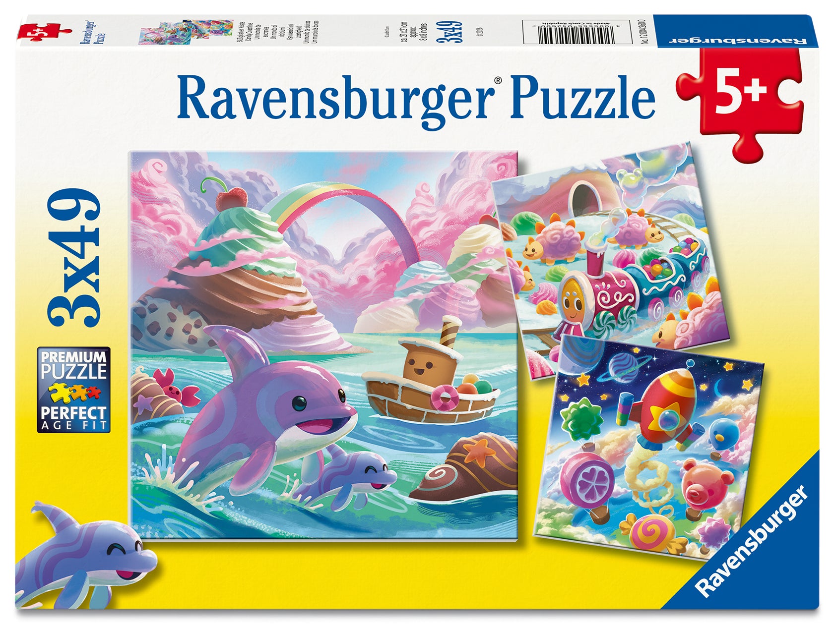 Puslespill 3x49 Godteri Verden Ravensburger