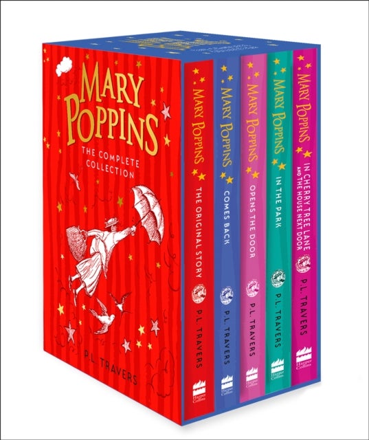 Mary Poppins – The Complete Collection Box Set - Mary Poppins, Mary Poppins Comes Back, Mary Poppins Opens the Door, Mary Poppins in the Park, Mary Poppins in Cherry Tree Lane / Mary Poppins and the House Next Door
