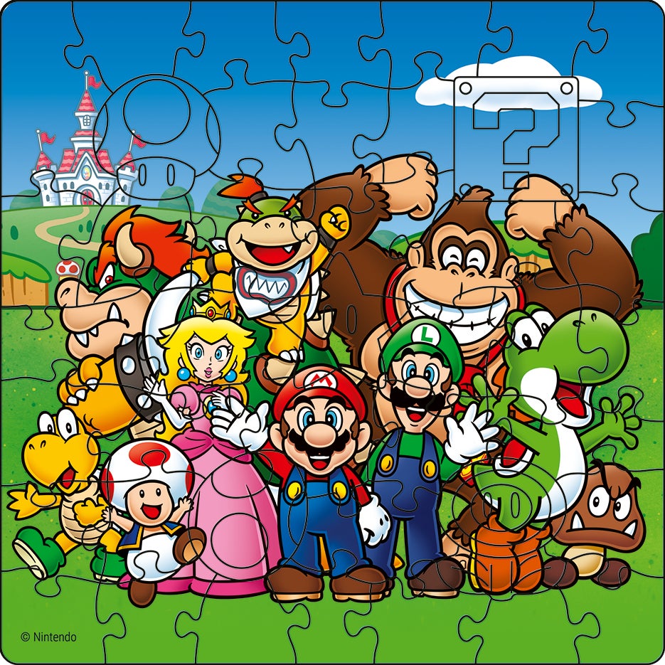 Puslespill 44 Wooden Super Mario Raven