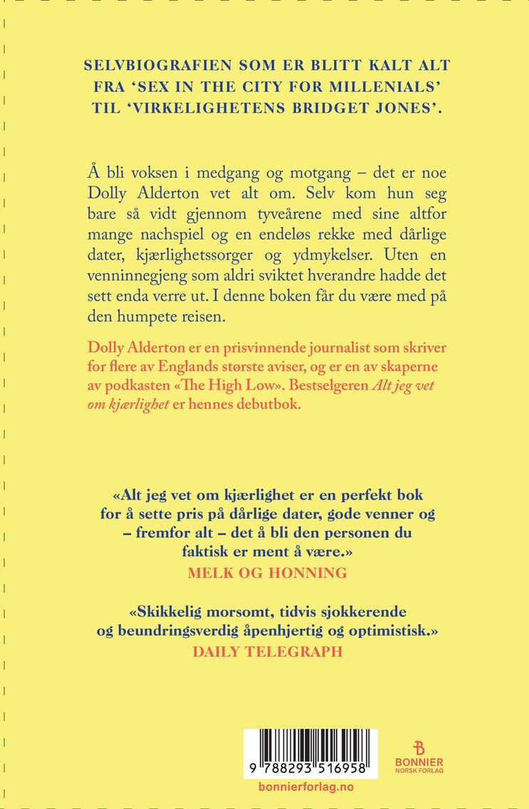 Alt jeg vet om kjærlighet