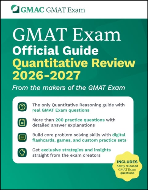 GMAT Official Guide Quantitative Review 2026 - 2027 - Book + Online Question Bank