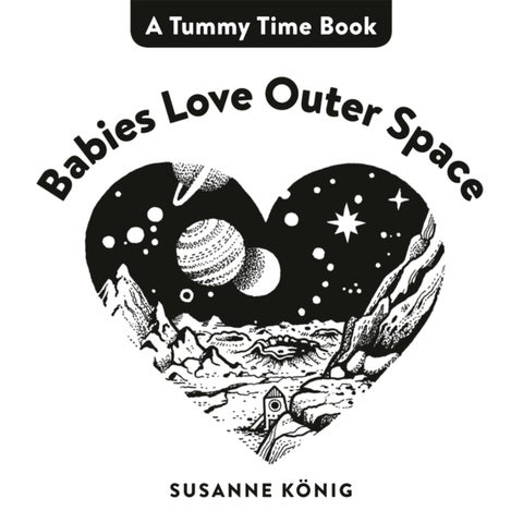 Babies Love Outer Space - High Contrast Black-and-White Art Throughout