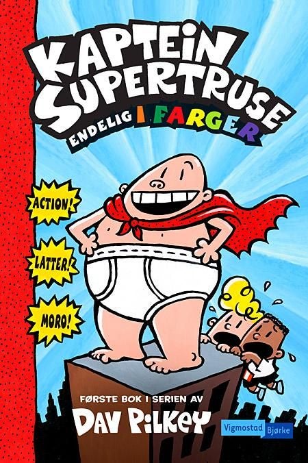 Kaptein Supertruse og de rampete robotene! - endelig i farger