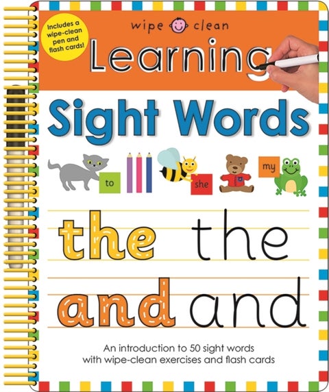 Learning Sight Words - Wipe Clean Spirals
