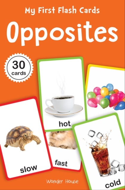 My First Flash Cards : Opposites - 30 Early Learning Flash Cards For Kids